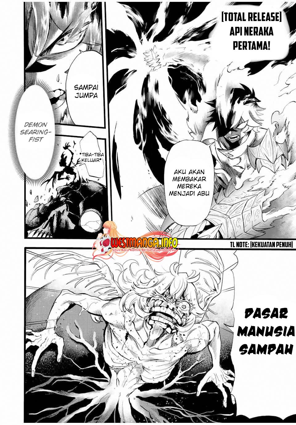 Jigoku no Gouka de Yaka re Tsuzuketa Shounen. Saikyou no Honou Tsukai to Natte Fukkatsu Suru. Chapter 89 - halaman 8