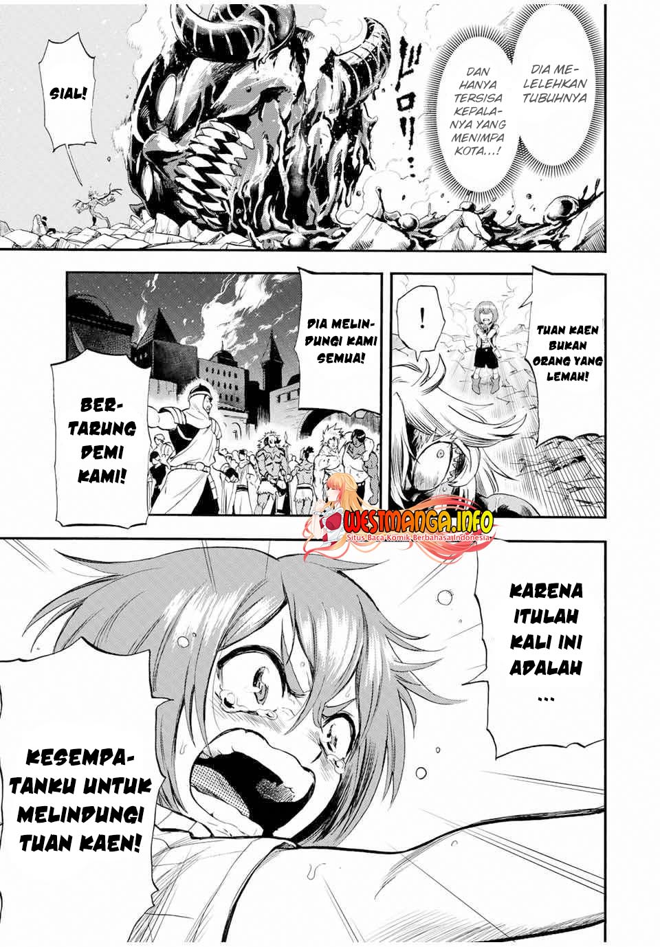 Jigoku no Gouka de Yaka re Tsuzuketa Shounen. Saikyou no Honou Tsukai to Natte Fukkatsu Suru. Chapter 92 - halaman 9