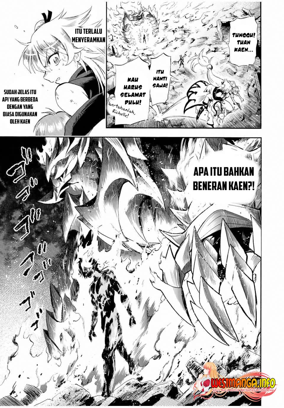 Jigoku no Gouka de Yaka re Tsuzuketa Shounen. Saikyou no Honou Tsukai to Natte Fukkatsu Suru. Chapter 94 - halaman 5