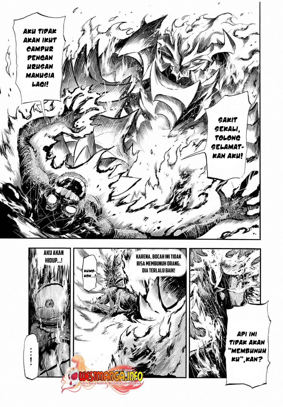 Jigoku no Gouka de Yaka re Tsuzuketa Shounen. Saikyou no Honou Tsukai to Natte Fukkatsu Suru. Chapter 94 - halaman 8