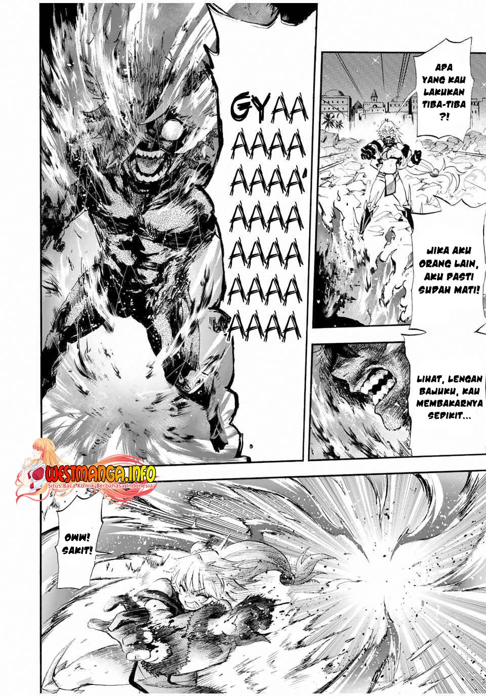 Jigoku no Gouka de Yaka re Tsuzuketa Shounen. Saikyou no Honou Tsukai to Natte Fukkatsu Suru. Chapter 95 - halaman 4