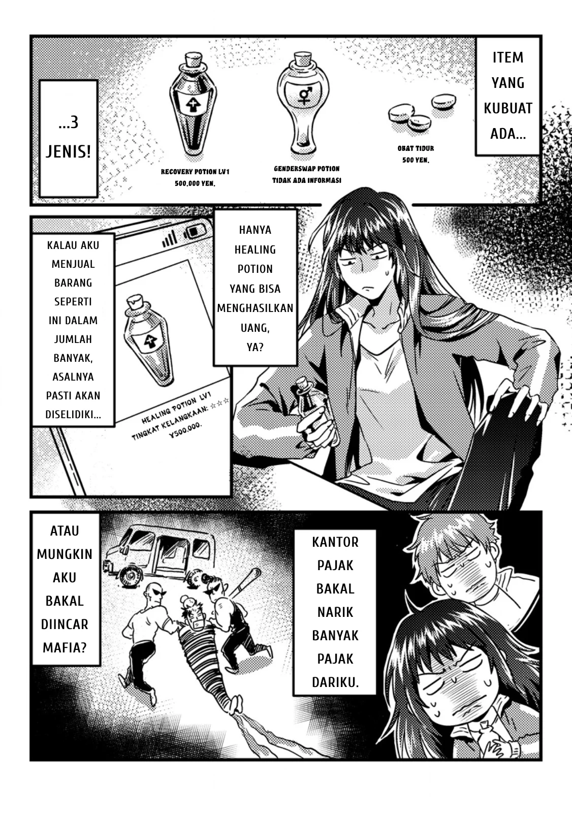 Jigoku no Sata mo Ougon Shidai: Kaisha wo Kubi ni Natta kedo, Renkinjutsu toka Iu Cheat Skill wo Te ni Ireta node Jinsei Ippatsu Gyakuten wo Mezashimasu Chapter 2 - halaman 9