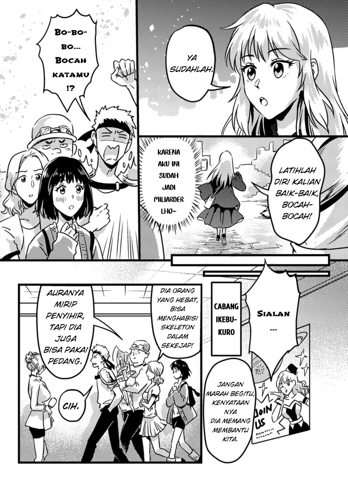 Jigoku no Sata mo Ougon Shidai: Kaisha wo Kubi ni Natta kedo, Renkinjutsu toka Iu Cheat Skill wo Te ni Ireta node Jinsei Ippatsu Gyakuten wo Mezashimasu Chapter 6.3 - halaman 5