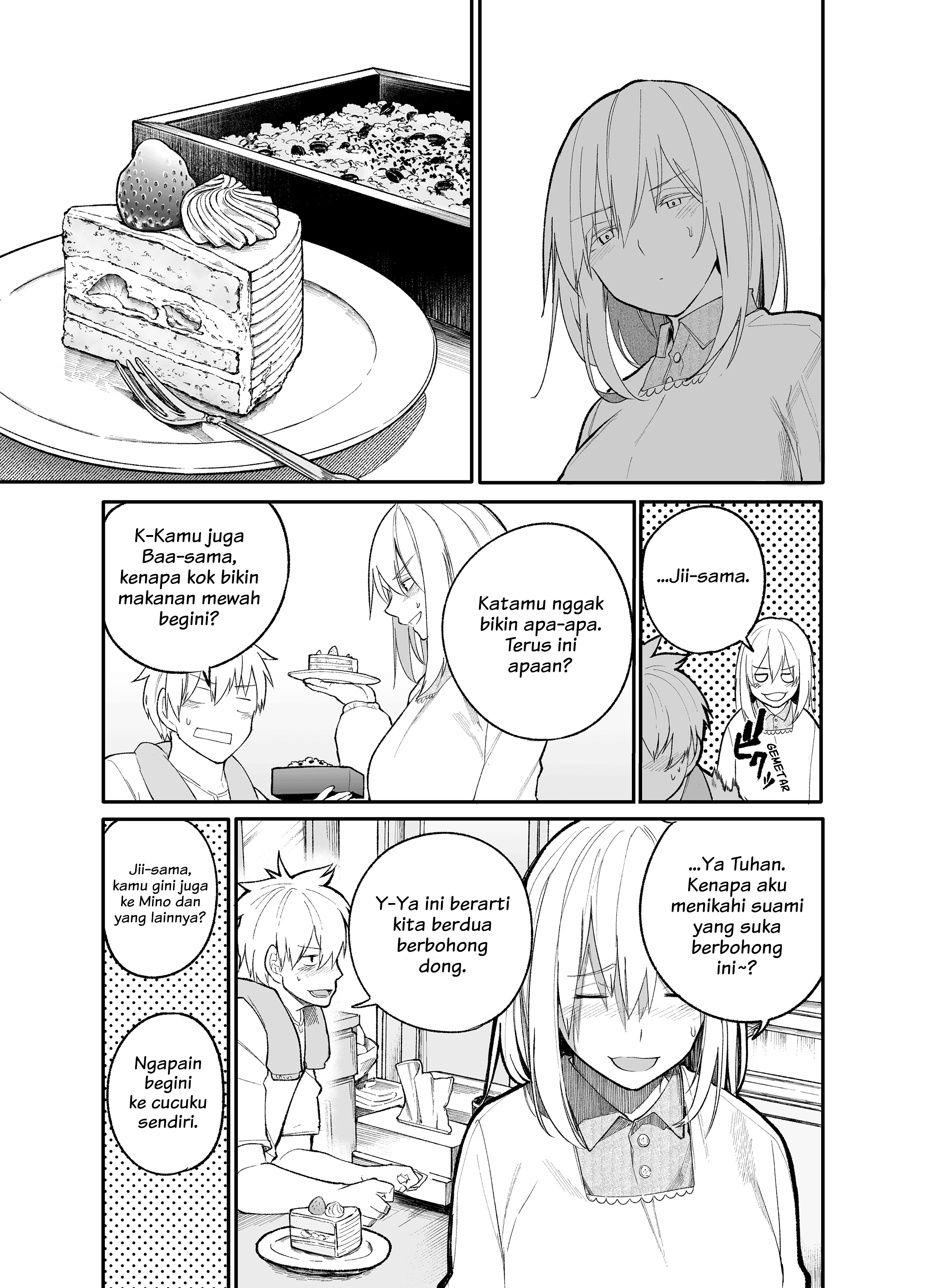 Jiisan Baasan Wakagaeru Chapter 22 - halaman 3