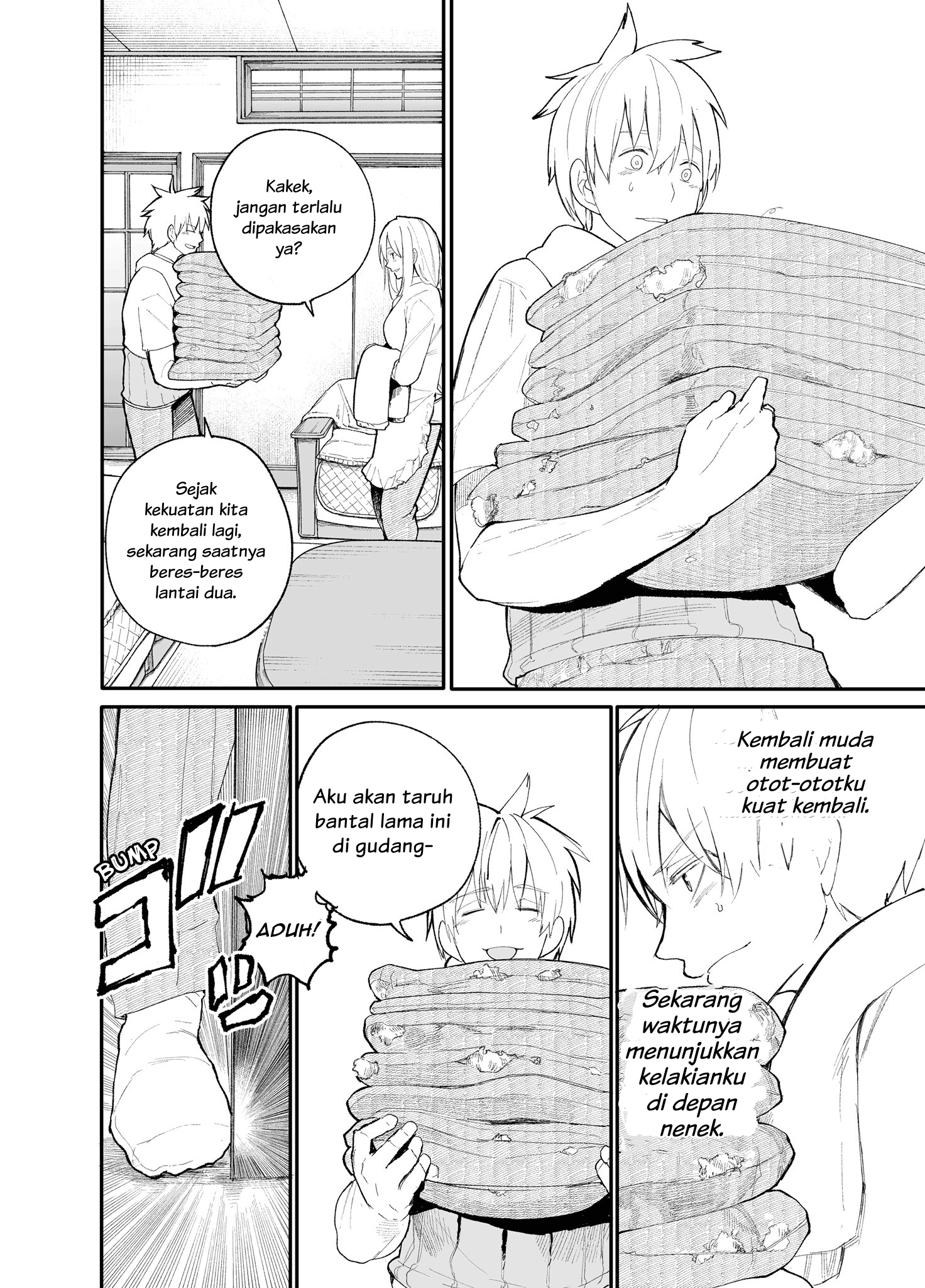 Jiisan Baasan Wakagaeru Chapter 23 - halaman 2
