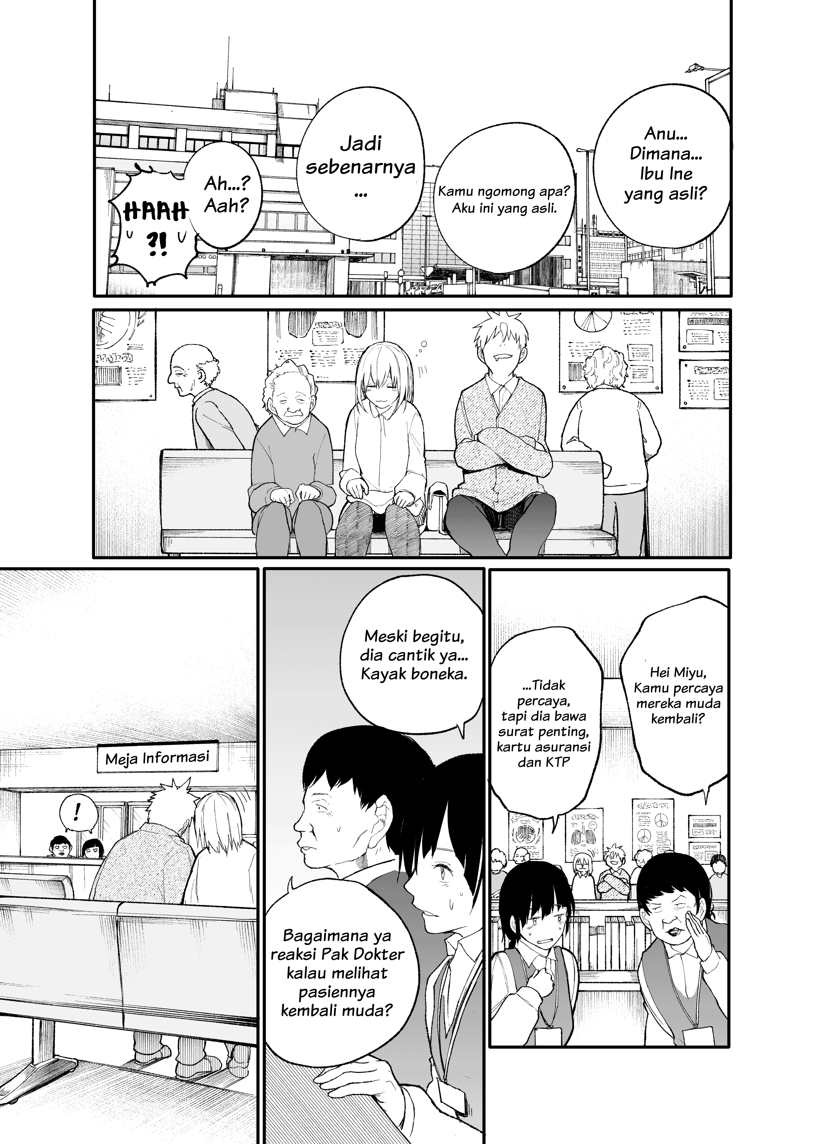 Jiisan Baasan Wakagaeru Chapter 24 - halaman 3
