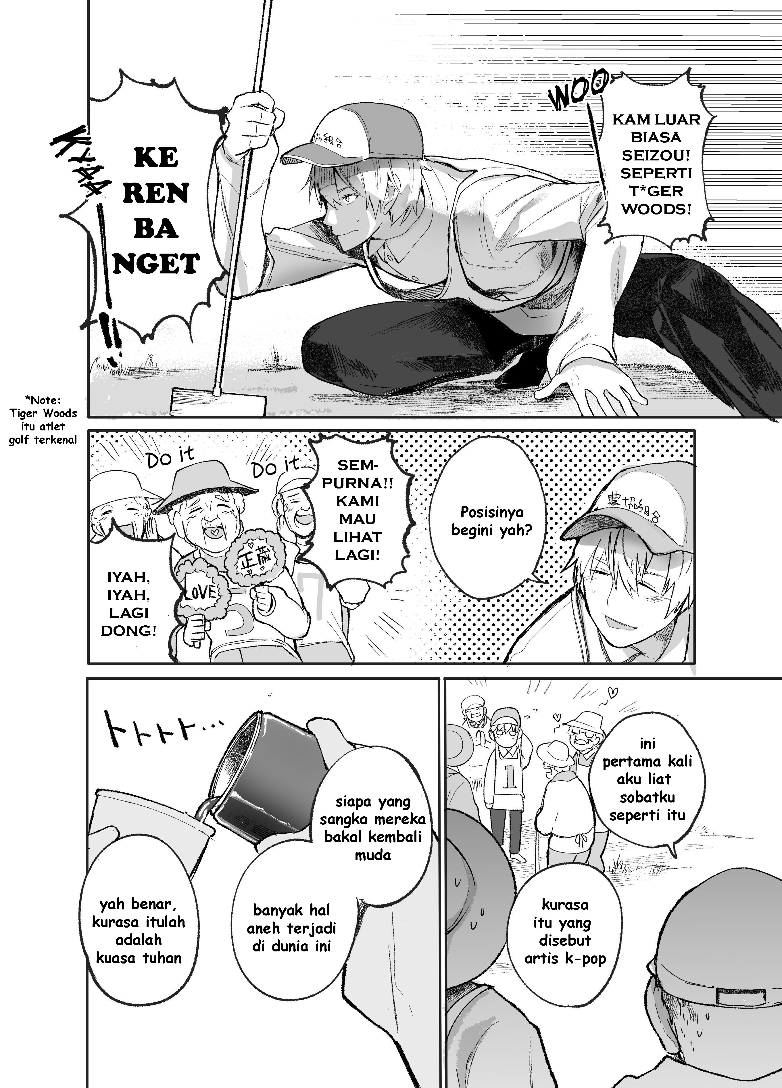 Jiisan Baasan Wakagaeru Chapter 3 - halaman 2