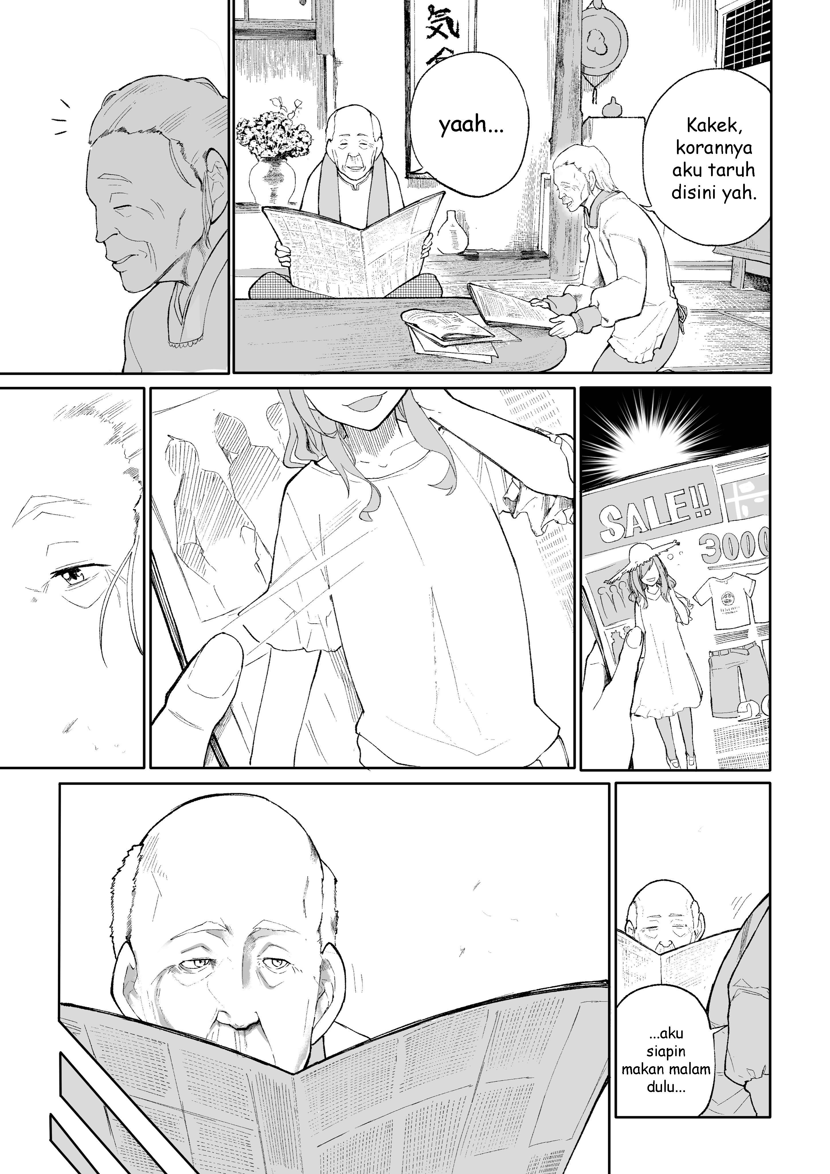 Jiisan Baasan Wakagaeru Chapter 5 - halaman 1