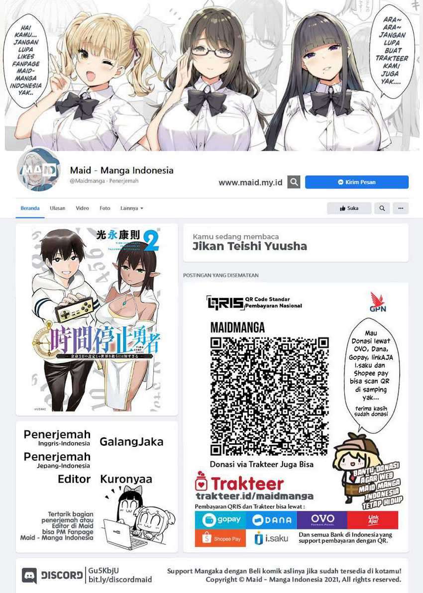 Jikan Teishi Yuusha Chapter 10 - halaman 2