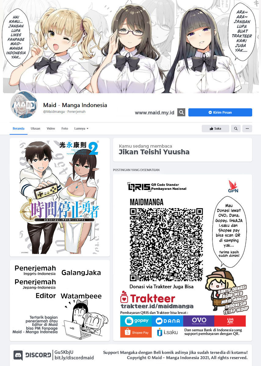 Jikan Teishi Yuusha Chapter 24 - halaman 2