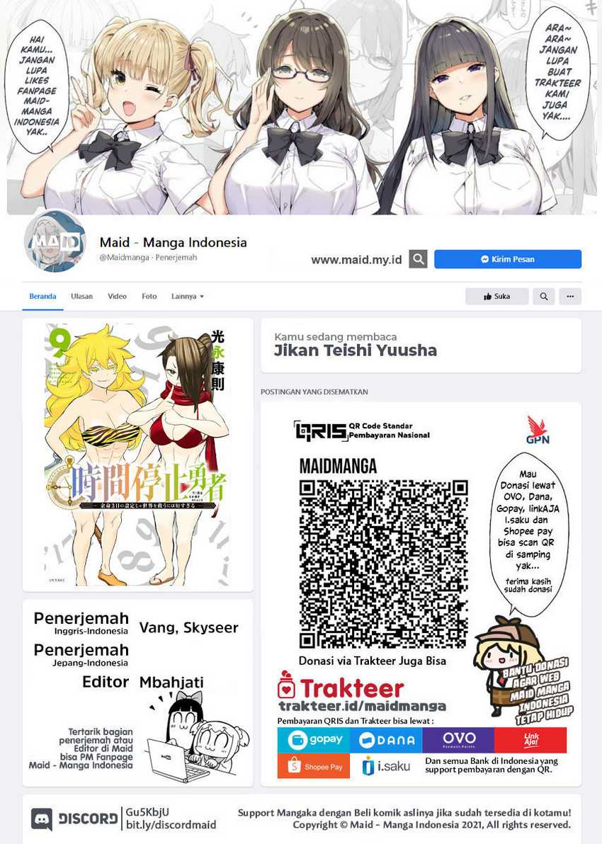 Jikan Teishi Yuusha Chapter 28 - halaman 2
