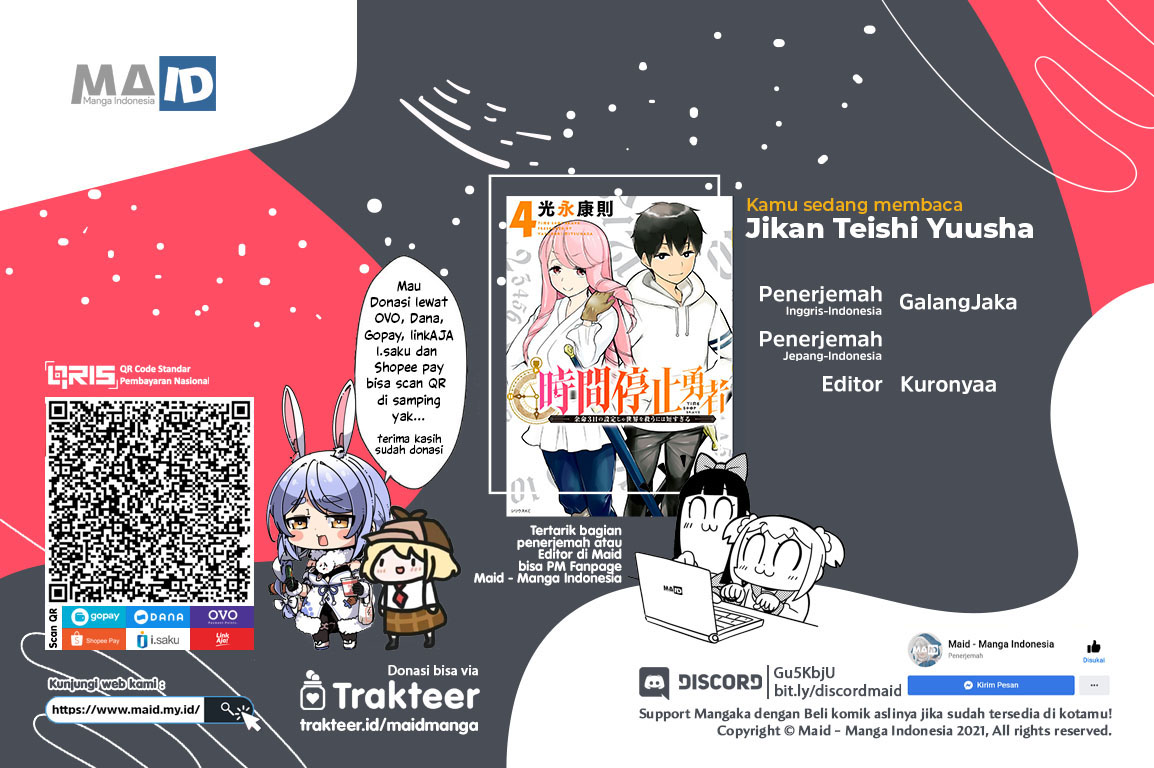 Jikan Teishi Yuusha Chapter 8 - halaman 1