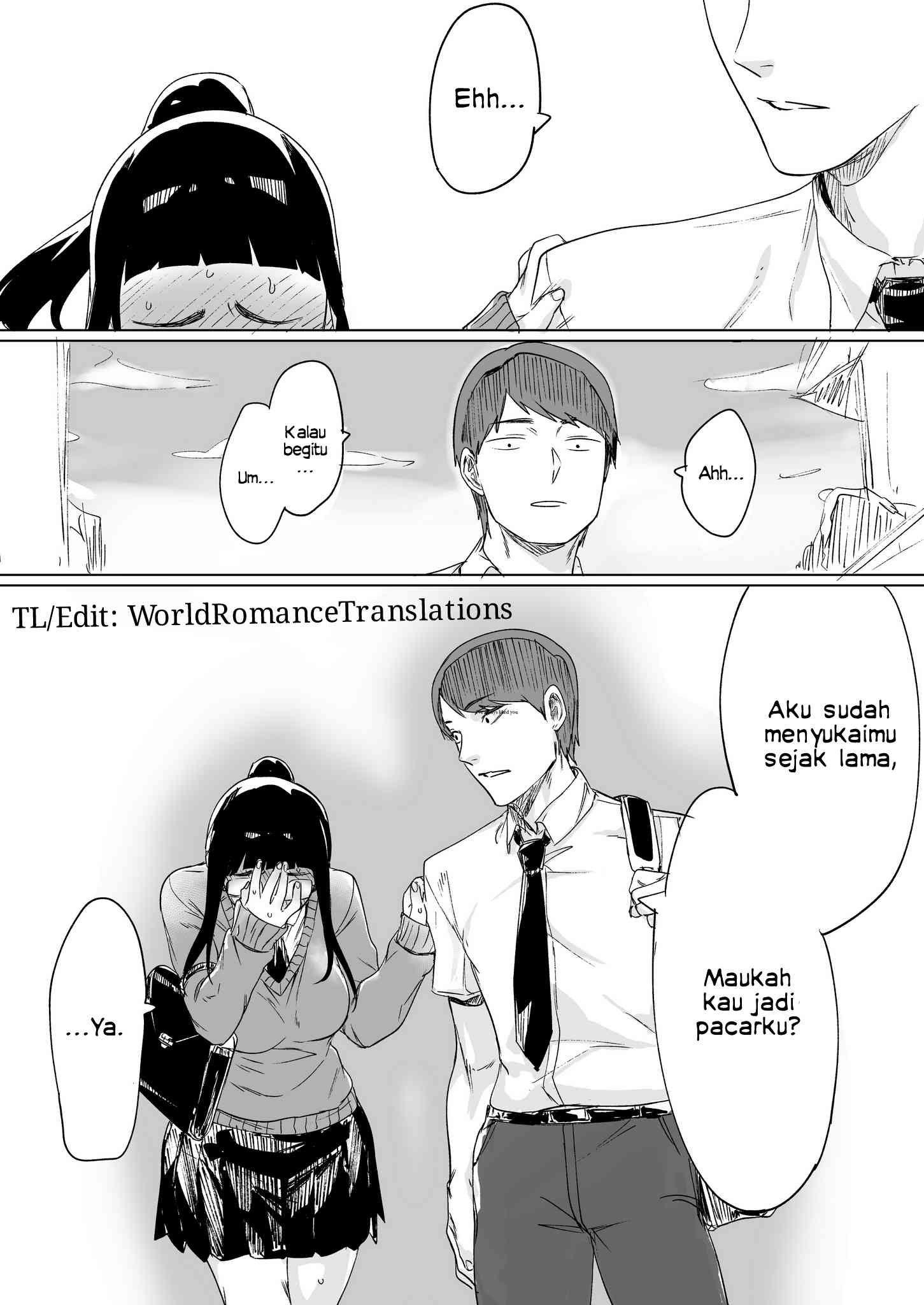 Jimi dato Nayamu Osananajimi ni Kokuhaku shita Hanashi Chapter 1 - halaman 4
