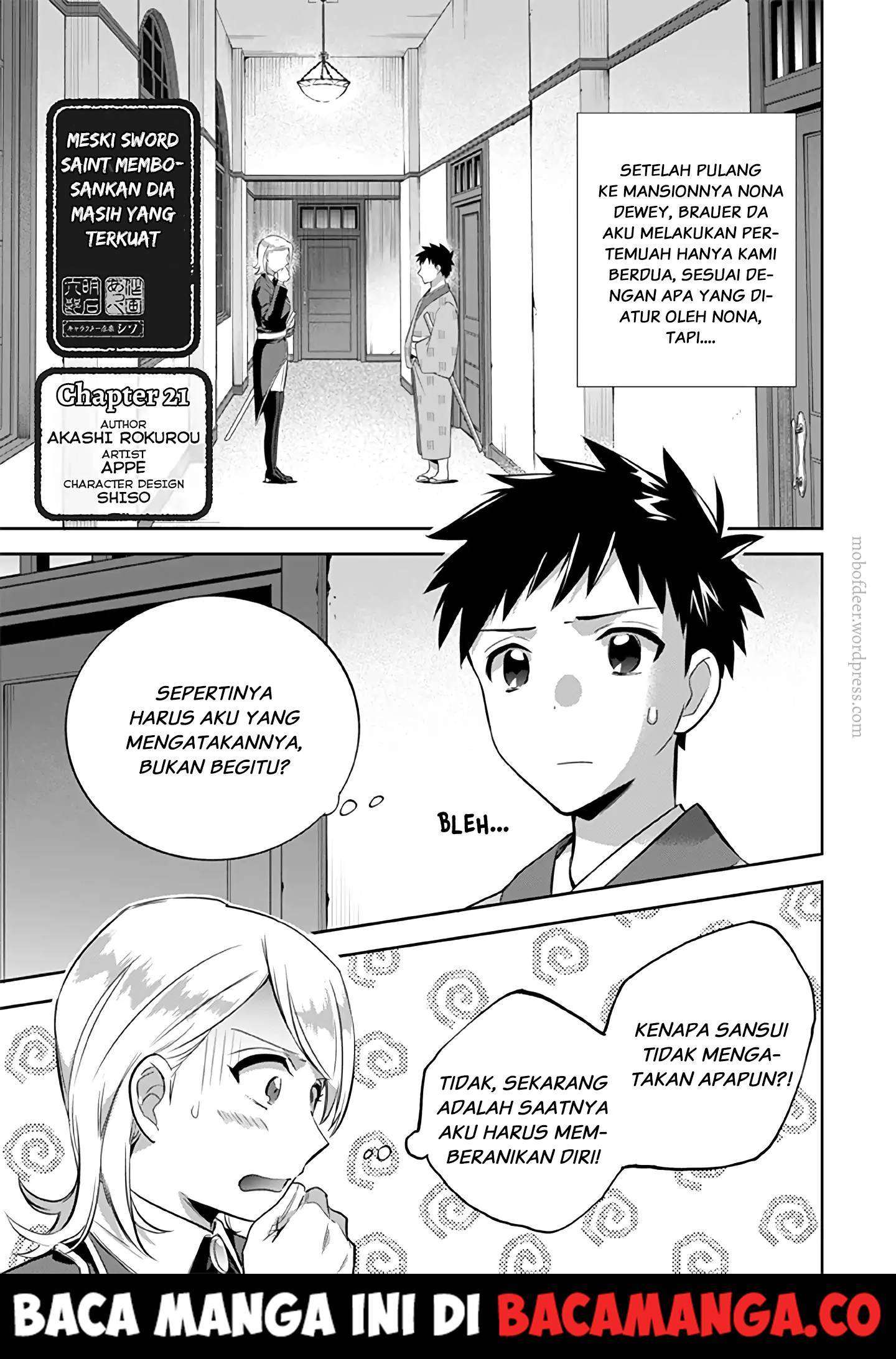 Jimi na Kensei wa Soredemo Saikyou desu Chapter 21 - halaman 1
