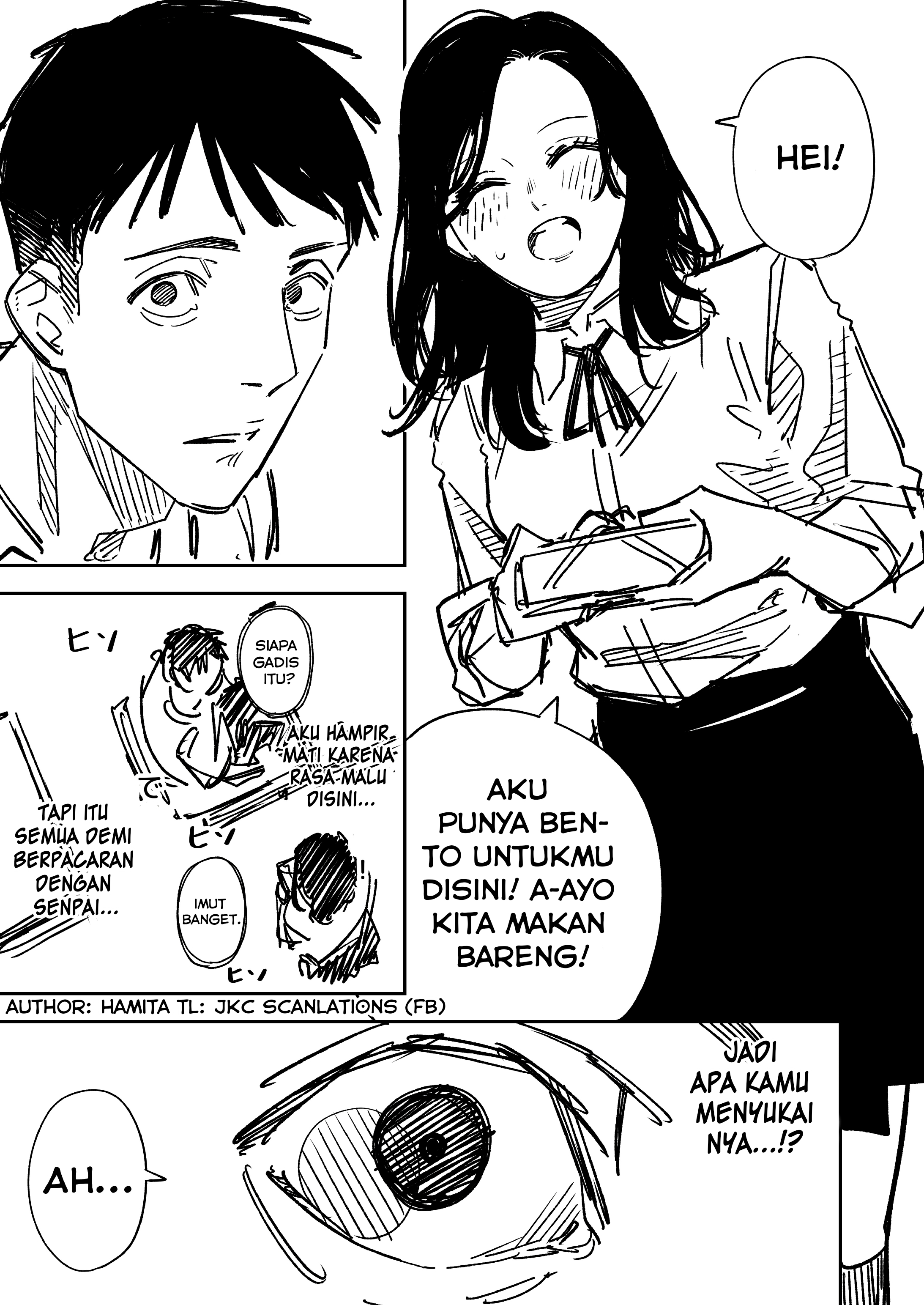 Jimi na Kouhai-chan ga Ganbaru Hanashi Chapter 0 - halaman 3