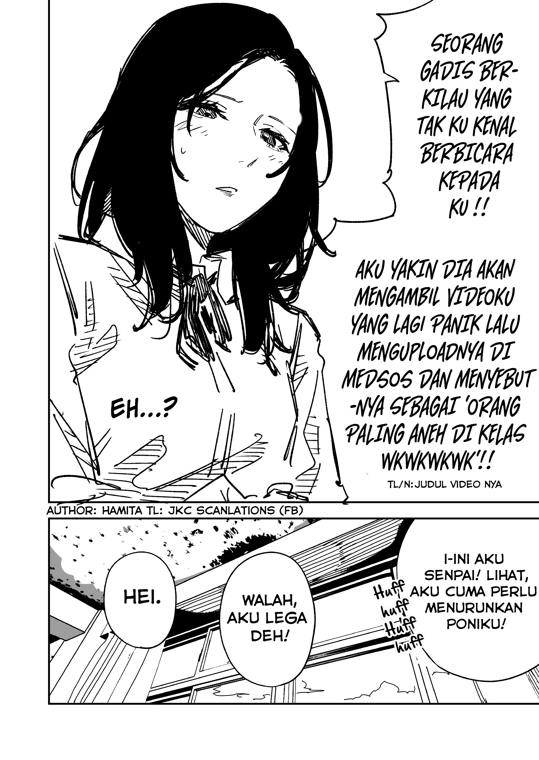 Jimi na Kouhai-chan ga Ganbaru Hanashi Chapter 0 - halaman 4