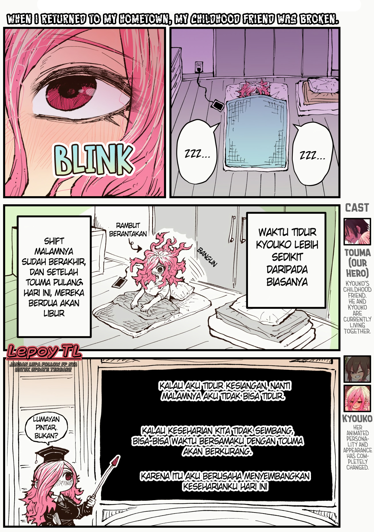 Jimoto ni Kaettekitara Osananajimi ga Kowareteta Chapter 34 - halaman 1