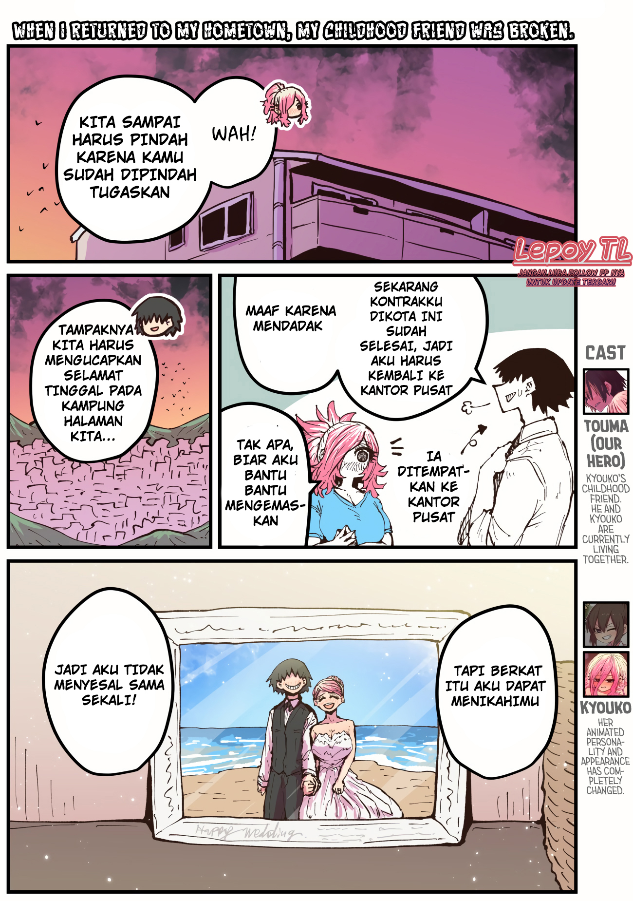 Jimoto ni Kaettekitara Osananajimi ga Kowareteta Chapter 43 - halaman 2