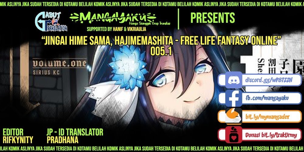 Jingai Hime Sama, Hajimemashita – Free Life Fantasy Chapter 5.1 - halaman 1