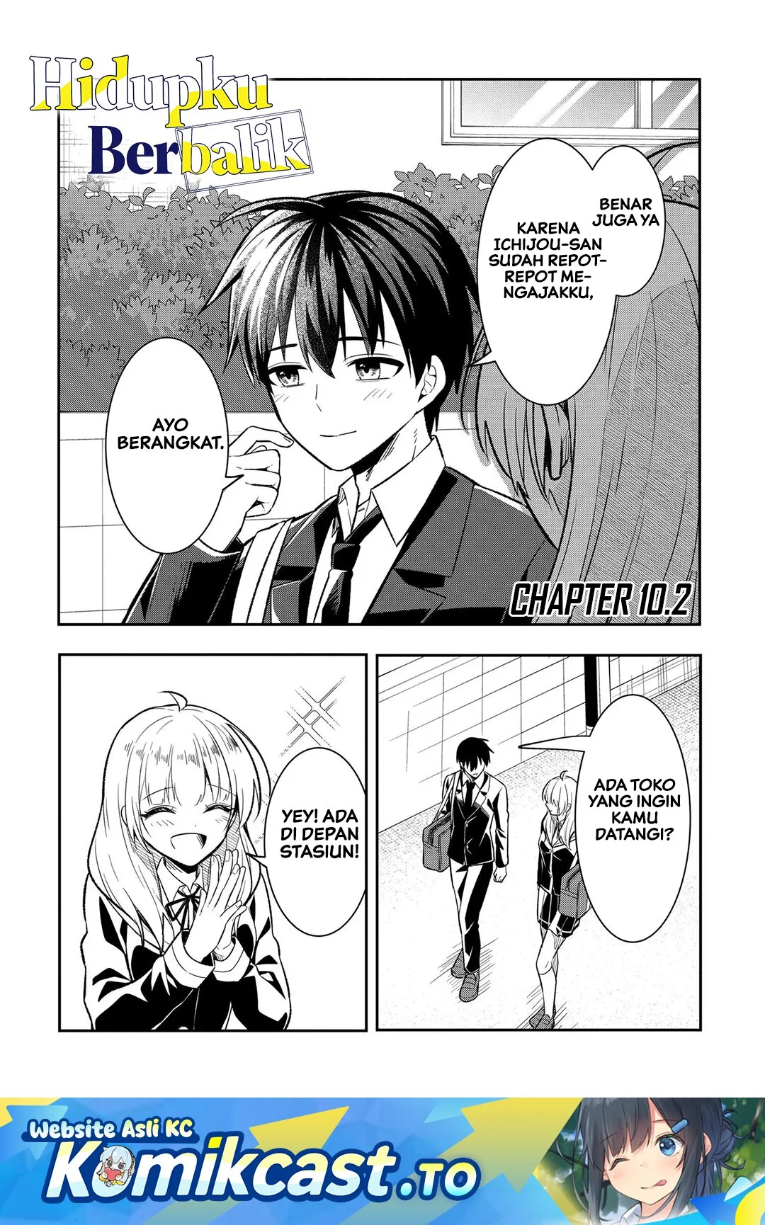 Jinsei Gyakuten Uwaki Sare, Enzai o Kiserareta Ore ga, Gakuen Ichi no Bishoujo ni Natsukareru Chapter 10.2 - halaman 2
