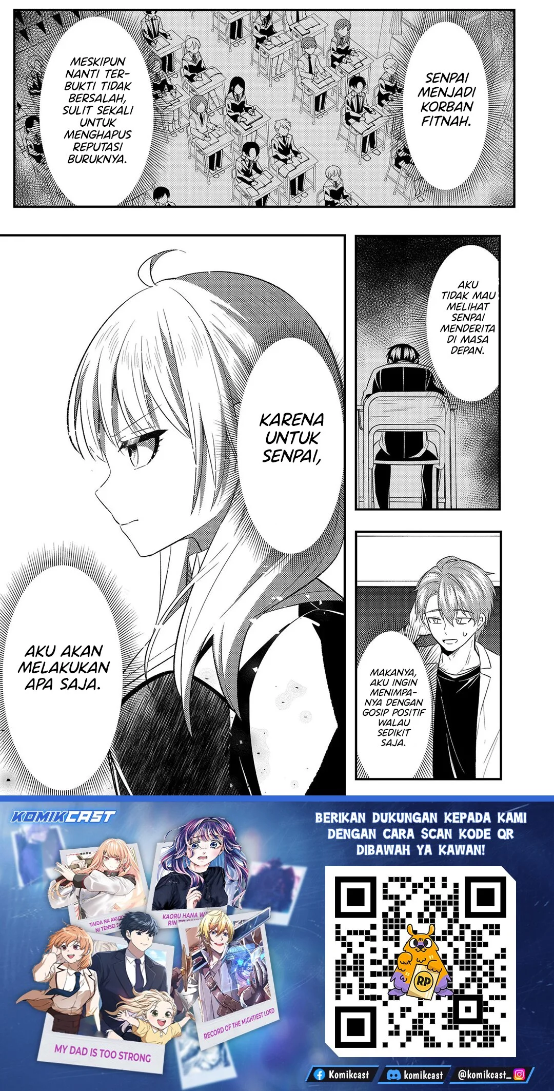 Jinsei Gyakuten Uwaki Sare, Enzai o Kiserareta Ore ga, Gakuen Ichi no Bishoujo ni Natsukareru Chapter 8.2 - halaman 14