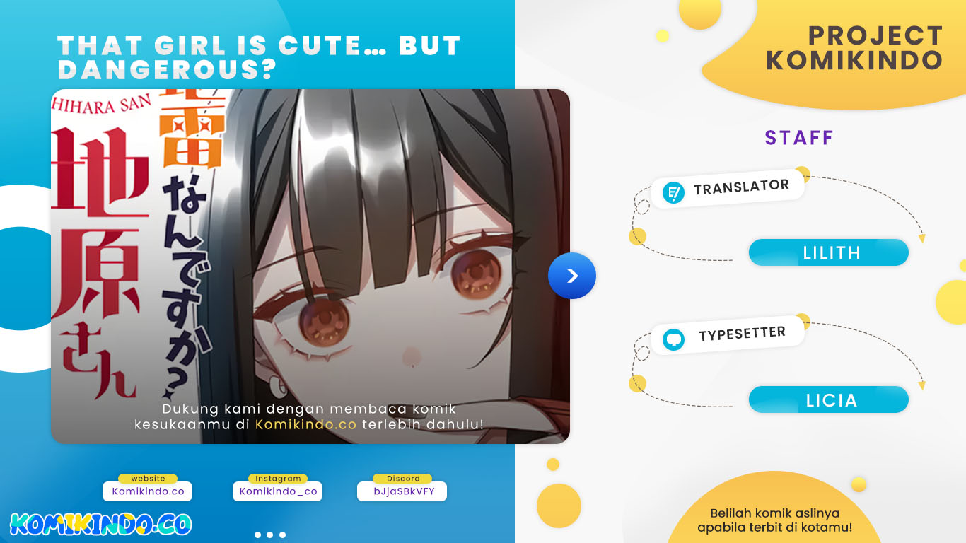 Jirai nandesu ka? Chihara-san (That Girl Is Cute… But Dangerous?) Chapter 6 - halaman 1