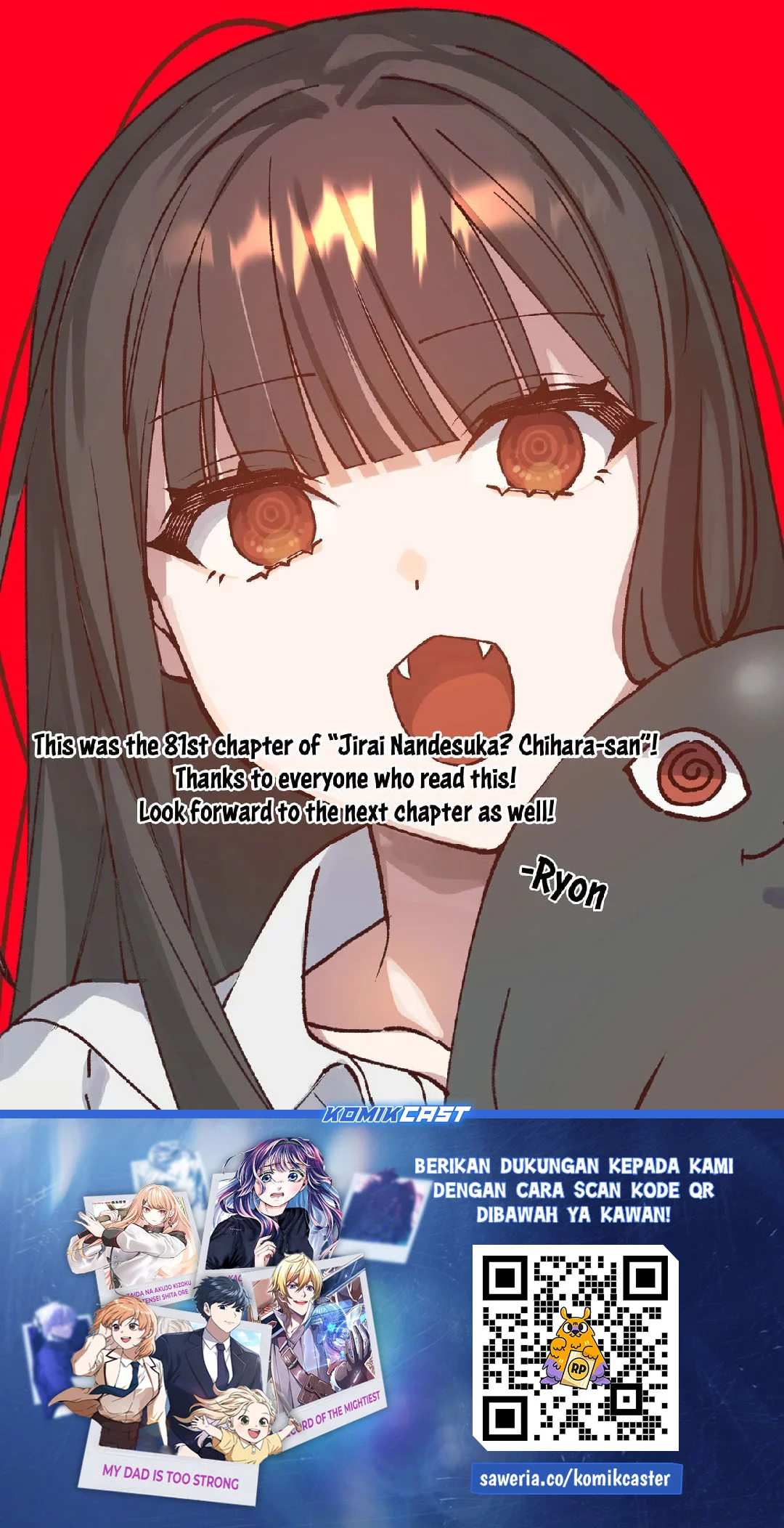Jirai nandesu ka? Chihara-san (That Girl Is Cute… But Dangerous?) Chapter 81 - halaman 8