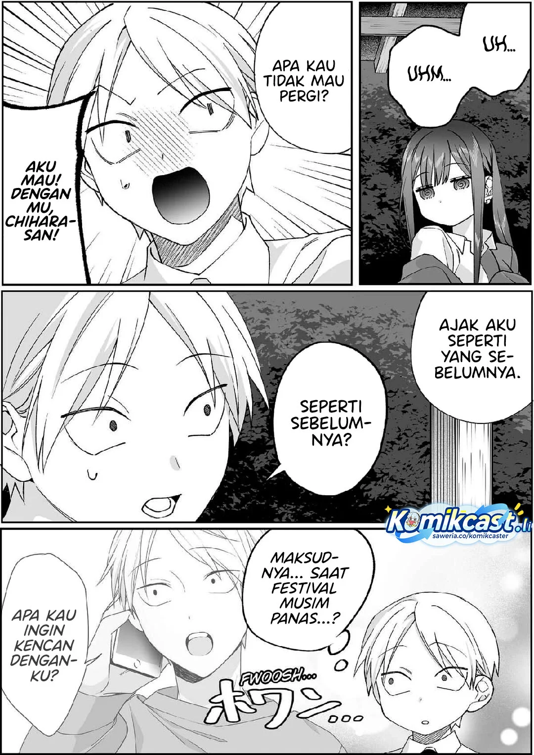 Jirai nandesu ka? Chihara-san (That Girl Is Cute… But Dangerous?) Chapter 86 - halaman 1