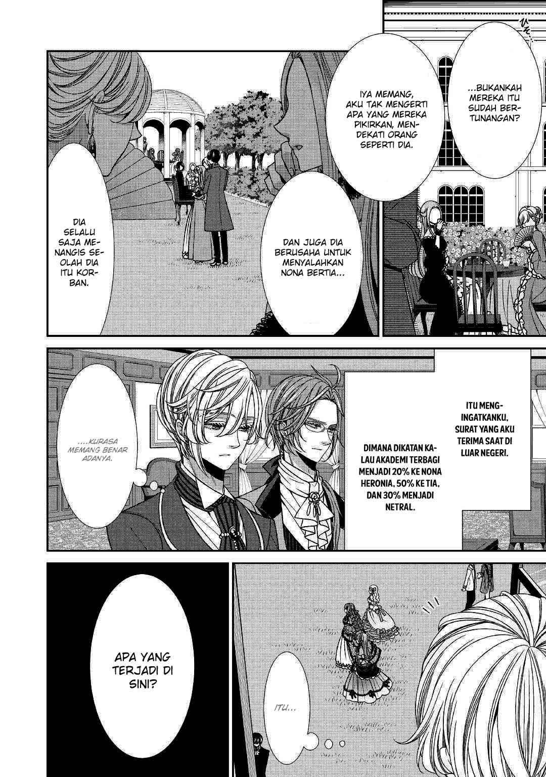 Jishou Akuyaku Reijou na Konyakusha no Kansatsu Kiroku. Chapter 12 - halaman 8
