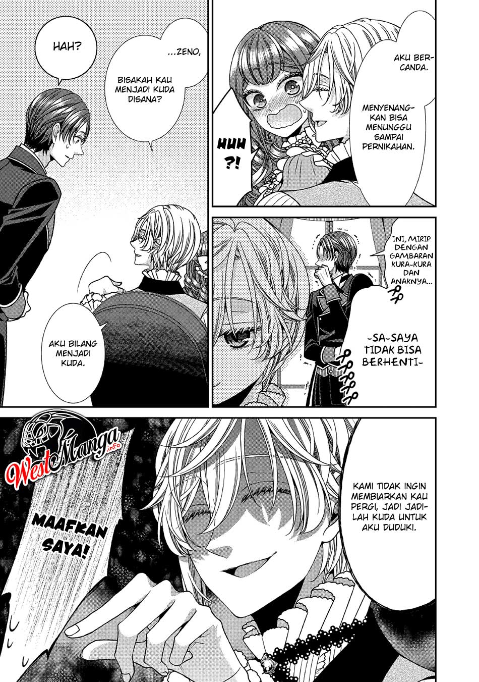 Jishou Akuyaku Reijou na Konyakusha no Kansatsu Kiroku. Chapter 28 - halaman 28