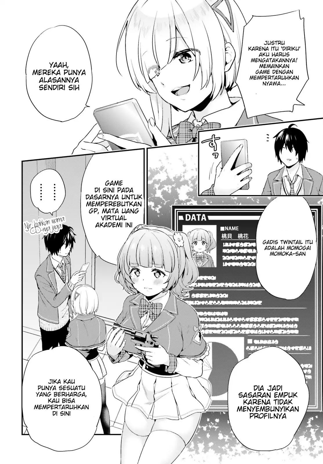 Jishou F-Rank no Oniisama ga Game de Hyouka sareru Gakuen no Chouten ni Kunrin suru Sou desu yo? Chapter 1 - halaman 23