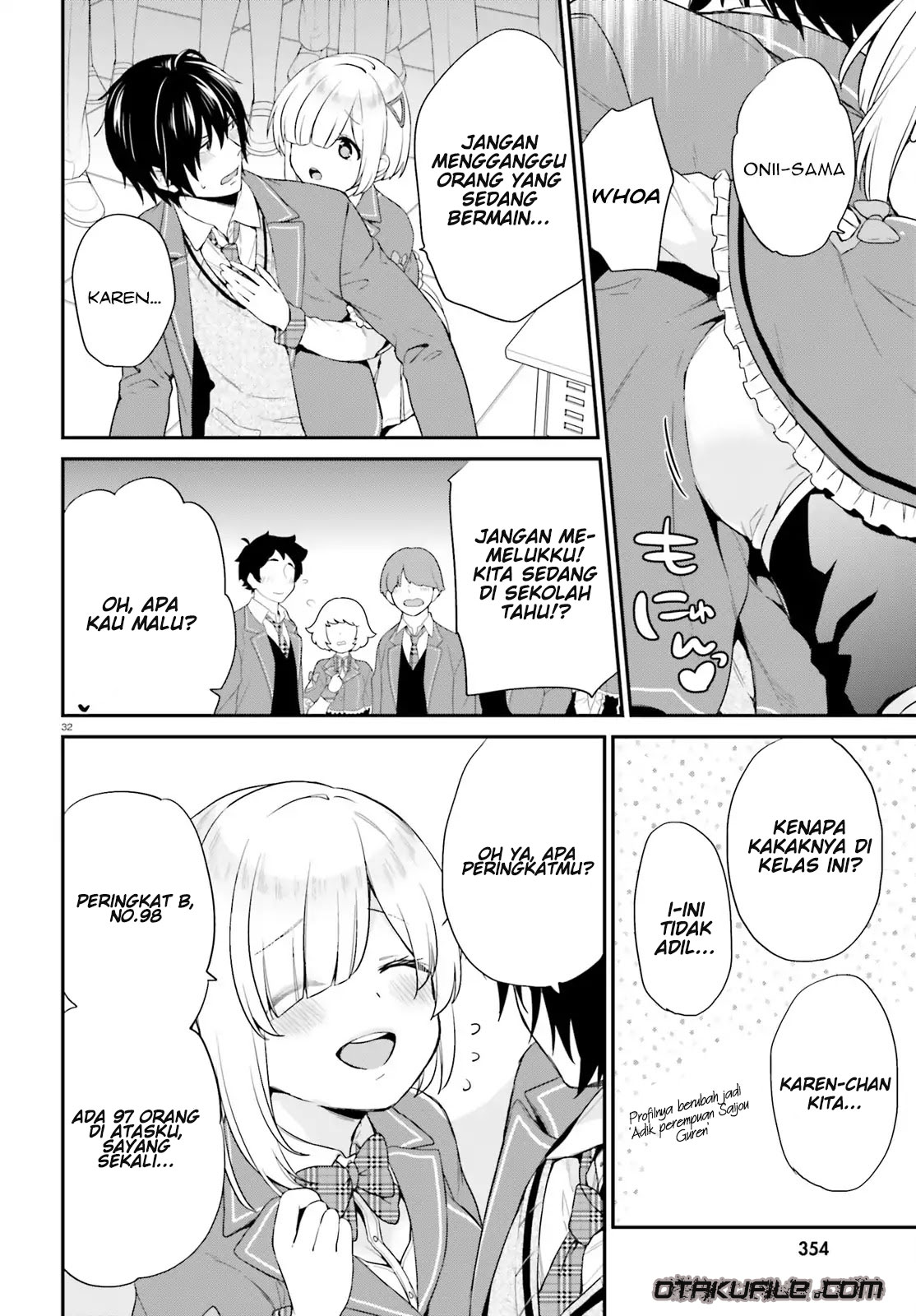 Jishou F-Rank no Oniisama ga Game de Hyouka sareru Gakuen no Chouten ni Kunrin suru Sou desu yo? Chapter 1 - halaman 31
