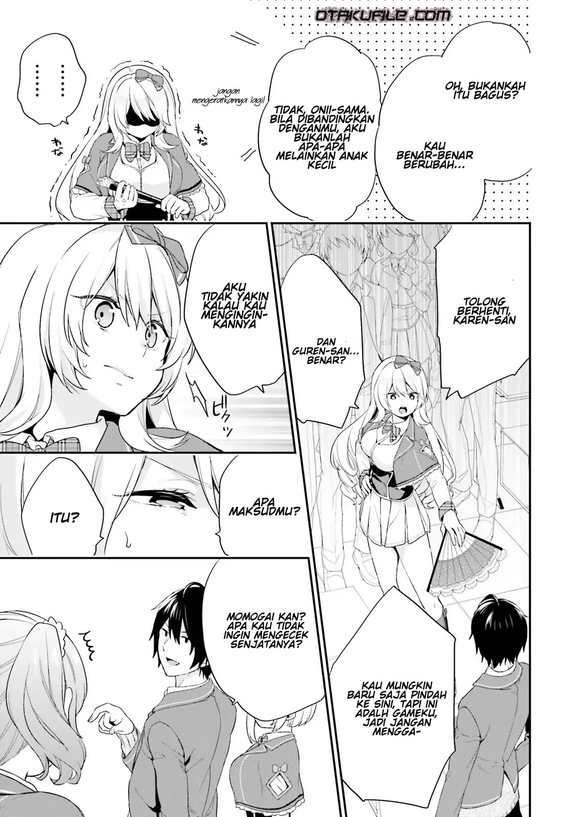 Jishou F-Rank no Oniisama ga Game de Hyouka sareru Gakuen no Chouten ni Kunrin suru Sou desu yo? Chapter 1 - halaman 32