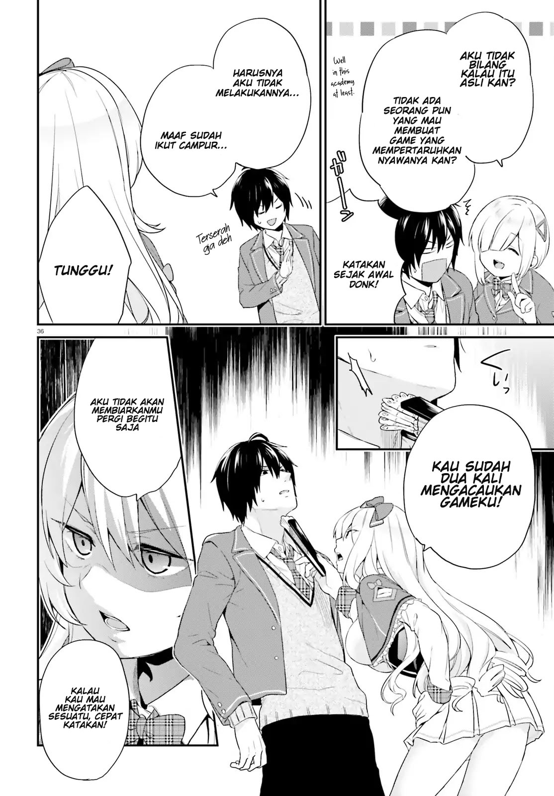 Jishou F-Rank no Oniisama ga Game de Hyouka sareru Gakuen no Chouten ni Kunrin suru Sou desu yo? Chapter 1 - halaman 35