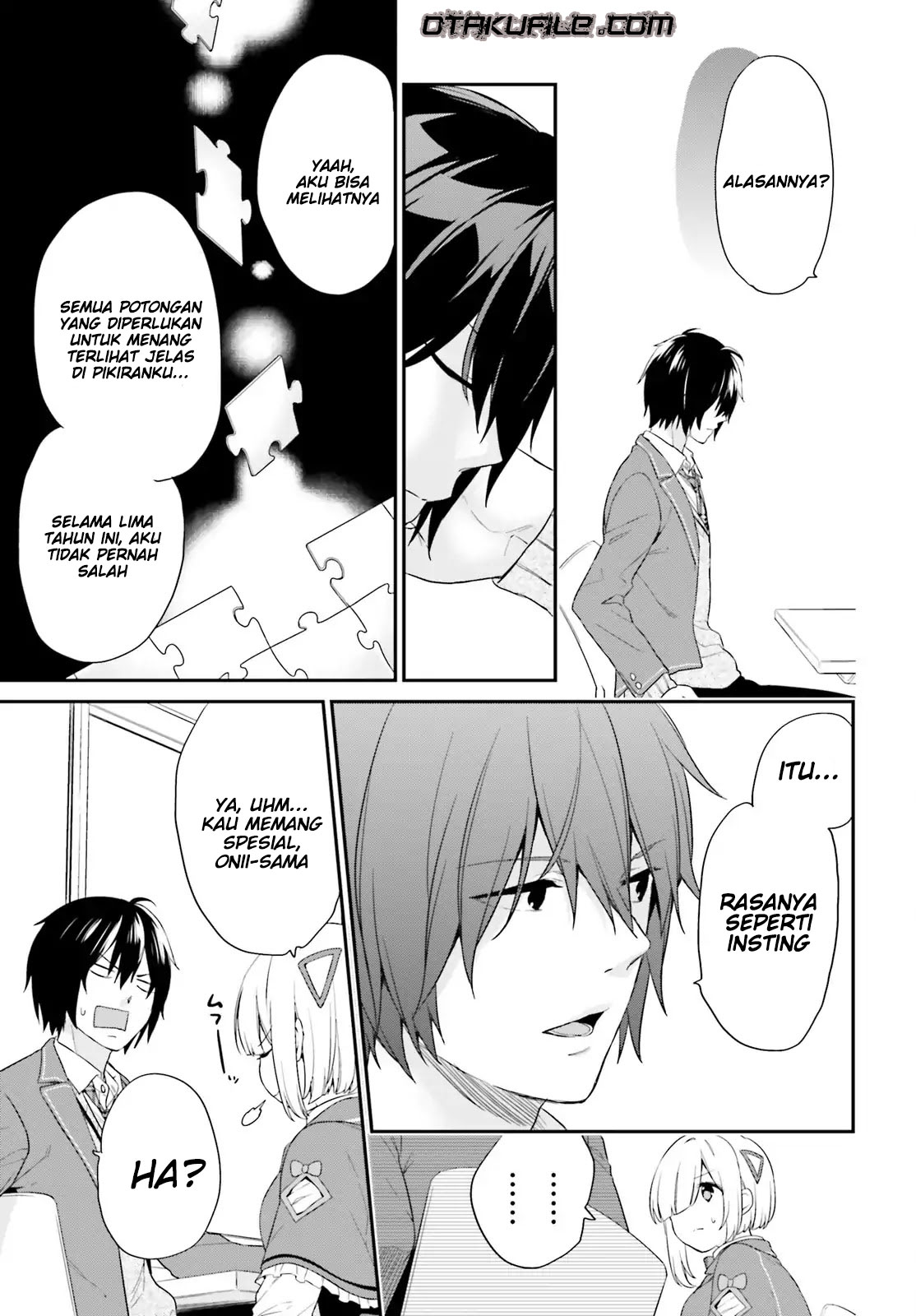 Jishou F-Rank no Oniisama ga Game de Hyouka sareru Gakuen no Chouten ni Kunrin suru Sou desu yo? Chapter 1 - halaman 48