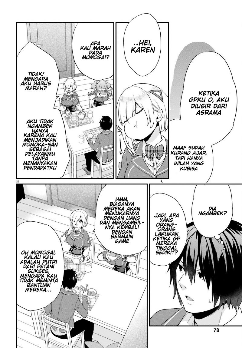 Jishou F-Rank no Oniisama ga Game de Hyouka sareru Gakuen no Chouten ni Kunrin suru Sou desu yo? Chapter 3 - halaman 21
