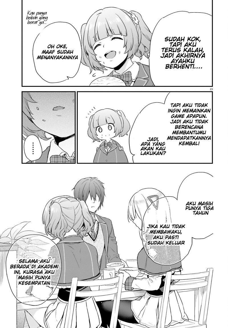Jishou F-Rank no Oniisama ga Game de Hyouka sareru Gakuen no Chouten ni Kunrin suru Sou desu yo? Chapter 3 - halaman 22