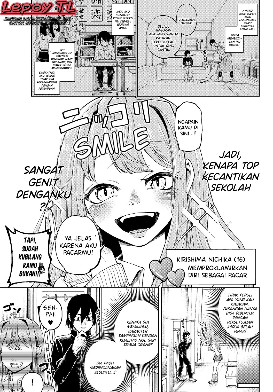Jishou Kanojo no Kouhai ga Iiyottekuru. Chapter 1 - halaman 3