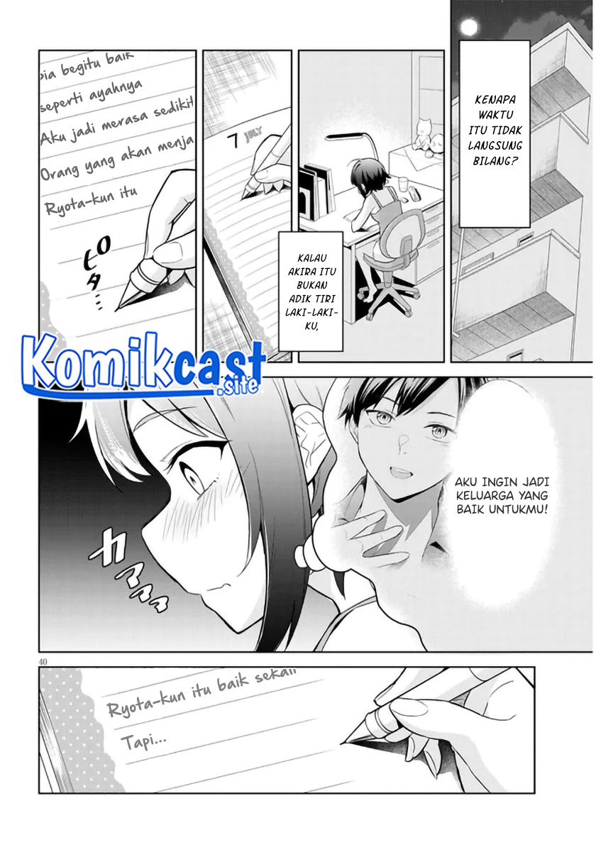 Jitsu wa Gimai (Imouto) deshita. ~Saikin de Kitagiri no Otouto no Kyorikan ga Yatara Chikaiwake~ Chapter 1 - halaman 40