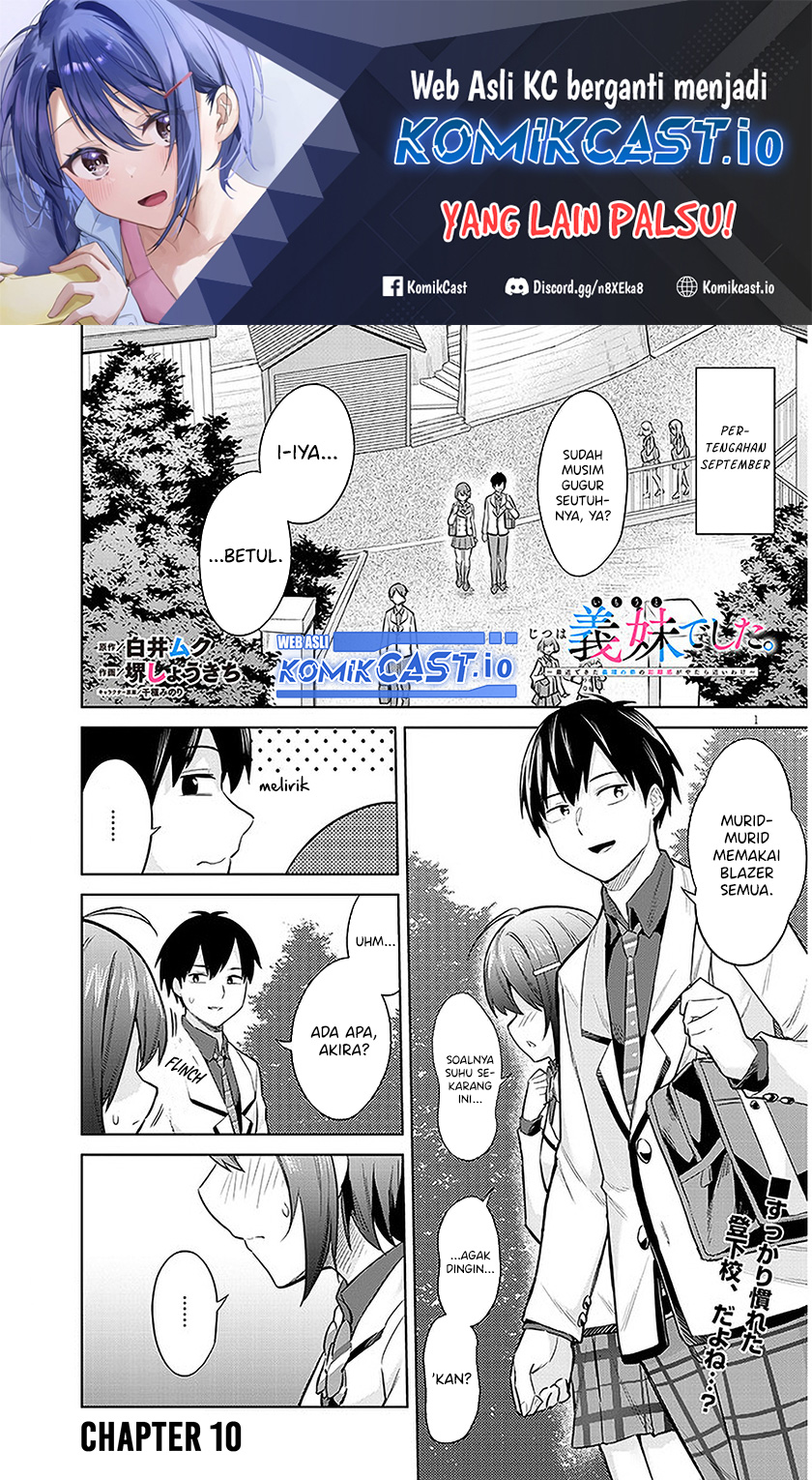 Jitsu wa Gimai (Imouto) deshita. ~Saikin de Kitagiri no Otouto no Kyorikan ga Yatara Chikaiwake~ Chapter 10 - halaman 2