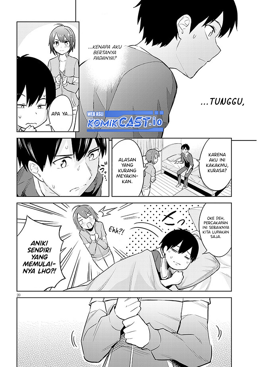 Jitsu wa Gimai (Imouto) deshita. ~Saikin de Kitagiri no Otouto no Kyorikan ga Yatara Chikaiwake~ Chapter 10 - halaman 21