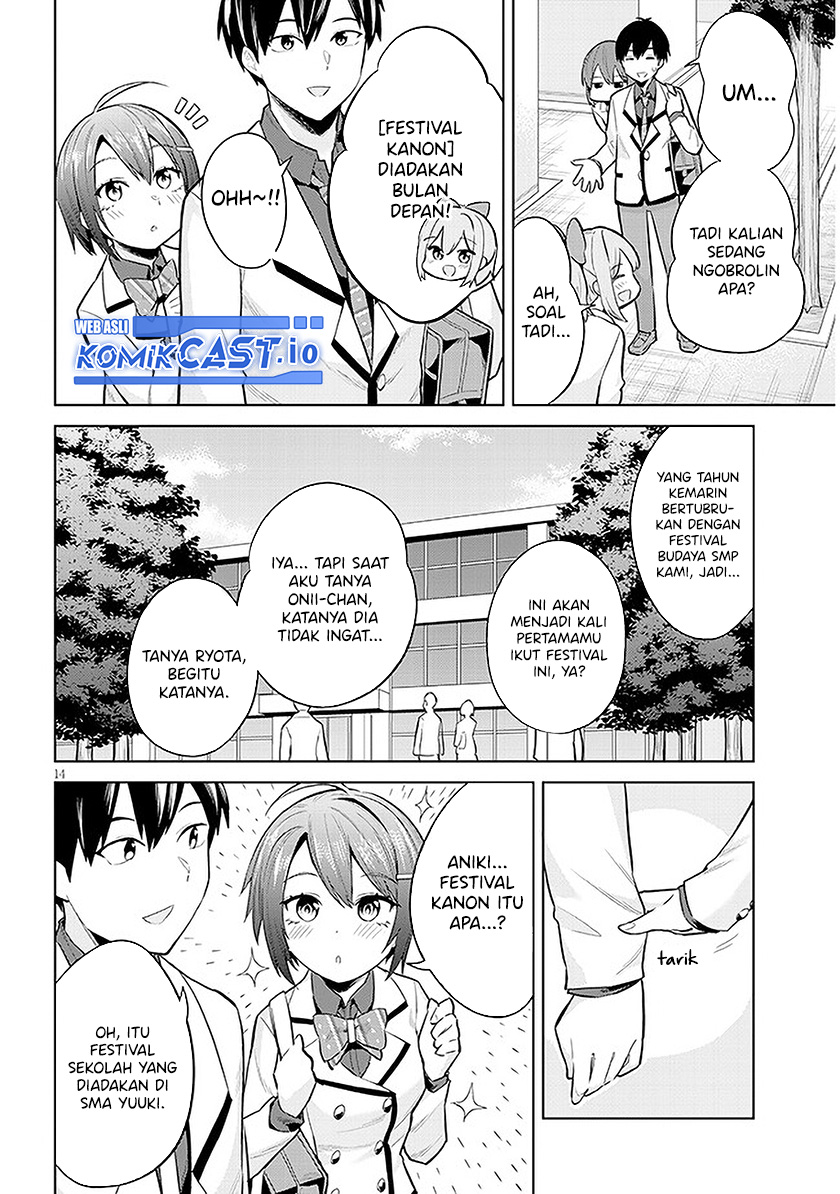 Jitsu wa Gimai (Imouto) deshita. ~Saikin de Kitagiri no Otouto no Kyorikan ga Yatara Chikaiwake~ Chapter 11 - halaman 15