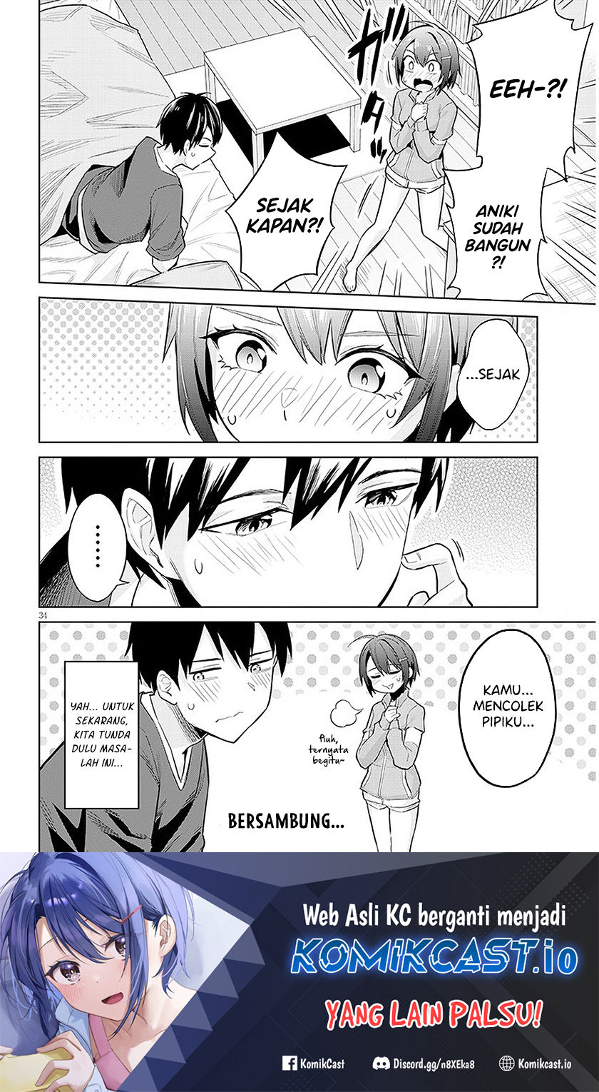 Jitsu wa Gimai (Imouto) deshita. ~Saikin de Kitagiri no Otouto no Kyorikan ga Yatara Chikaiwake~ Chapter 11 - halaman 35