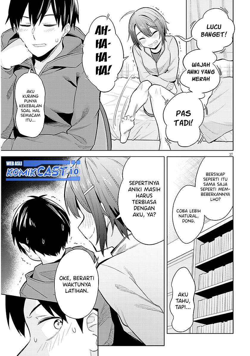 Jitsu wa Gimai (Imouto) deshita. ~Saikin de Kitagiri no Otouto no Kyorikan ga Yatara Chikaiwake~ Chapter 12 - halaman 28