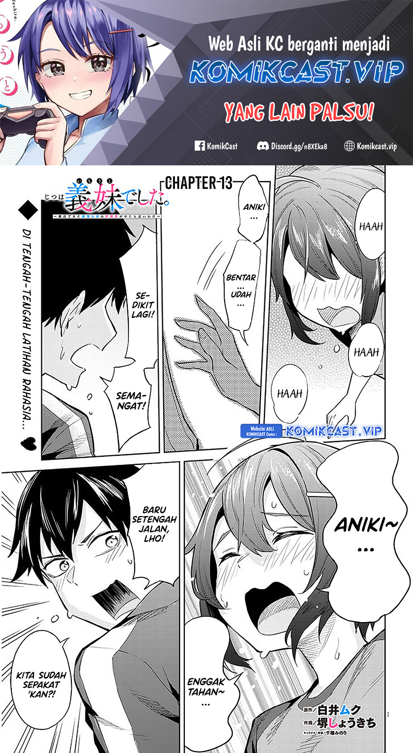 Jitsu wa Gimai (Imouto) deshita. ~Saikin de Kitagiri no Otouto no Kyorikan ga Yatara Chikaiwake~ Chapter 13 - halaman 2