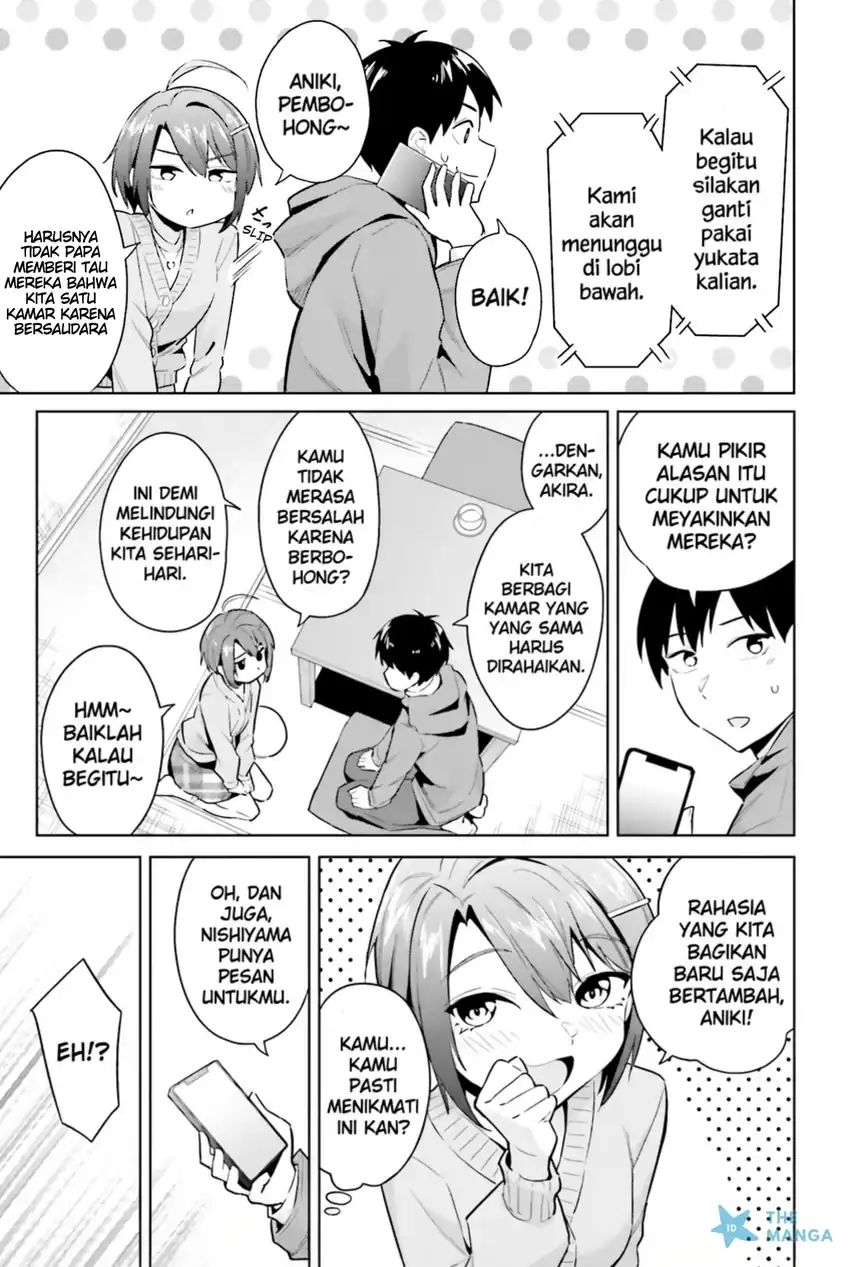 Jitsu wa Gimai (Imouto) deshita. ~Saikin de Kitagiri no Otouto no Kyorikan ga Yatara Chikaiwake~ Chapter 20 - halaman 16