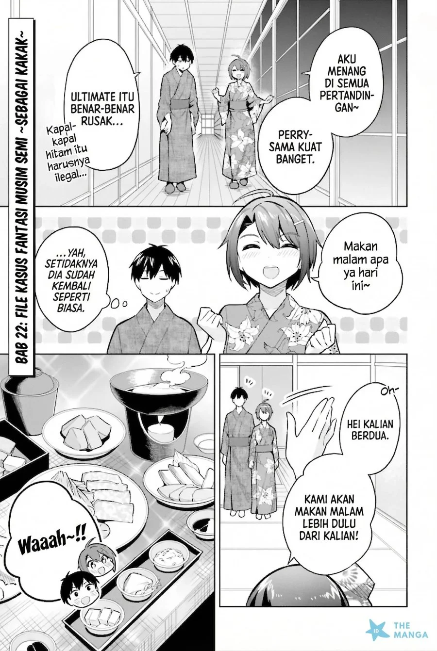 Jitsu wa Gimai (Imouto) deshita. ~Saikin de Kitagiri no Otouto no Kyorikan ga Yatara Chikaiwake~ Chapter 22 - halaman 2
