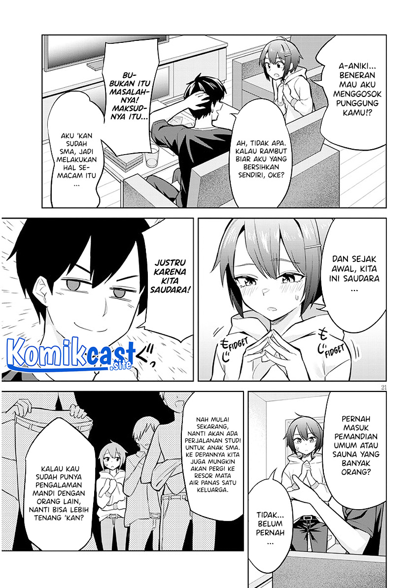 Jitsu wa Gimai (Imouto) deshita. ~Saikin de Kitagiri no Otouto no Kyorikan ga Yatara Chikaiwake~ Chapter 4 - halaman 22