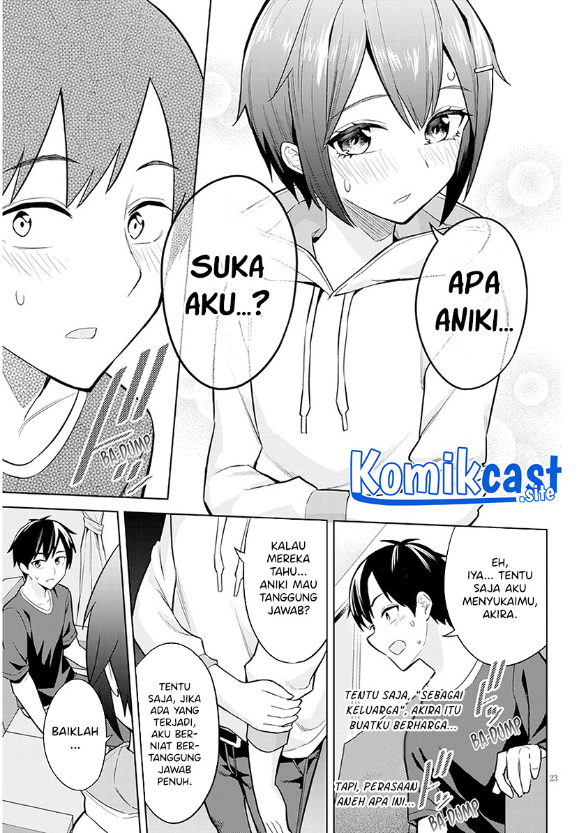 Jitsu wa Gimai (Imouto) deshita. ~Saikin de Kitagiri no Otouto no Kyorikan ga Yatara Chikaiwake~ Chapter 4 - halaman 24