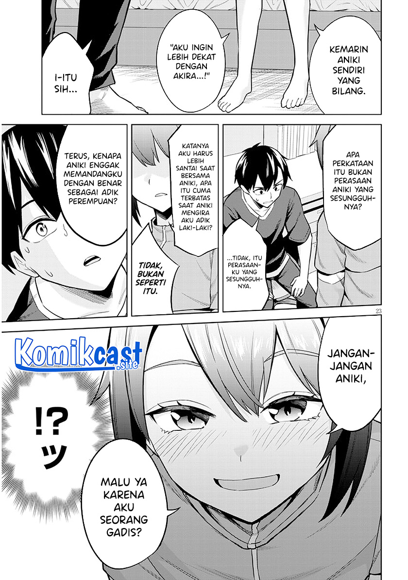 Jitsu wa Gimai (Imouto) deshita. ~Saikin de Kitagiri no Otouto no Kyorikan ga Yatara Chikaiwake~ Chapter 5 - halaman 24